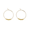 Gold & Silver Beaded Hoops