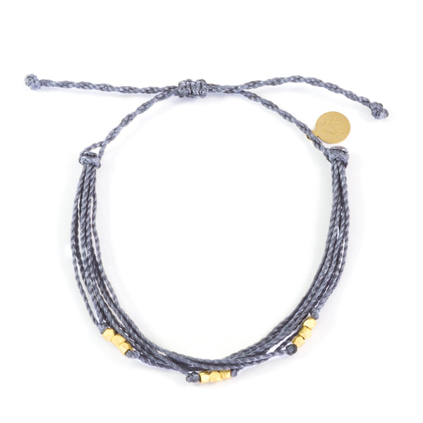 Macua String Bracelet- Bright Neutral Colors in Gold
