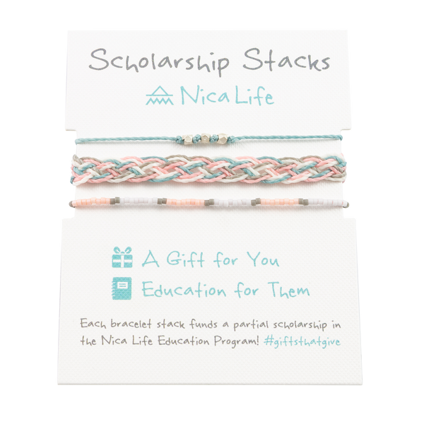 Scholarship Give Back Stacks- with Silver