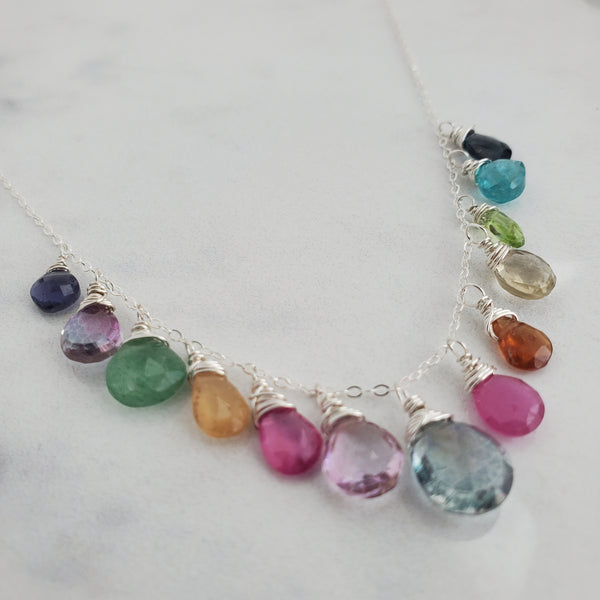 Rainbow Jewel Necklace