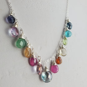 Rainbow Jewel Necklace
