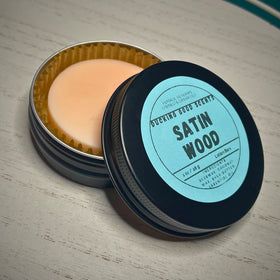 Satin Wood Scented Beeswax Lotion Bar