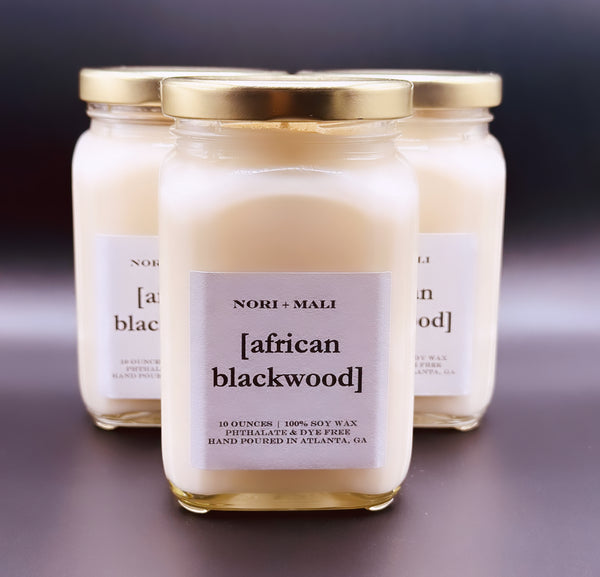 Nori + Mali African Blackwood Soy Candle