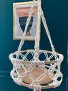 Large Natural Macrame Basket