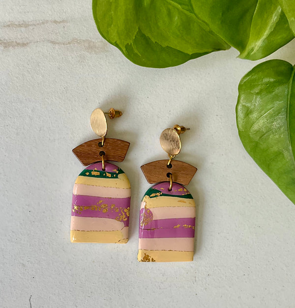Holiday in Multiple Colors with Wood and Metal Detail