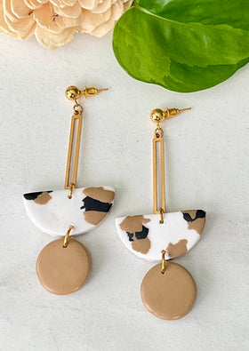 Cow Print Summer in Multiple Colors with Metal Detail