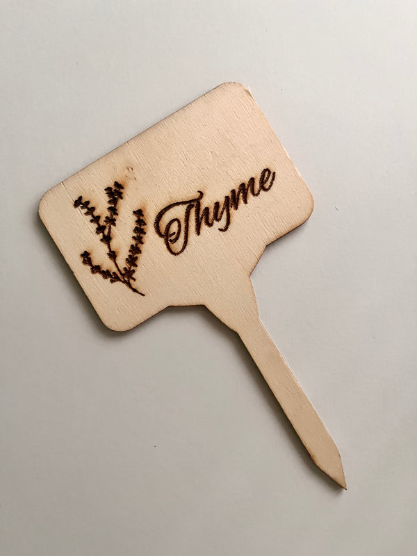 Wooden Garden Labels