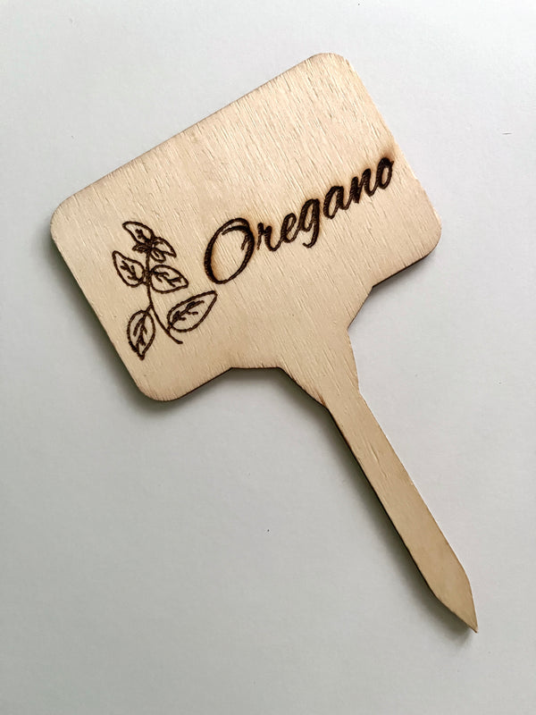 Wooden Garden Labels