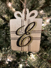Present Letters -Christmas Ornament