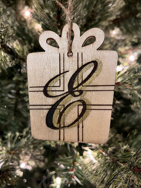 Present Letters -Christmas Ornament