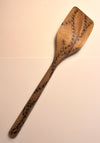 Wooden Spatula - Hand Burned Organic Design