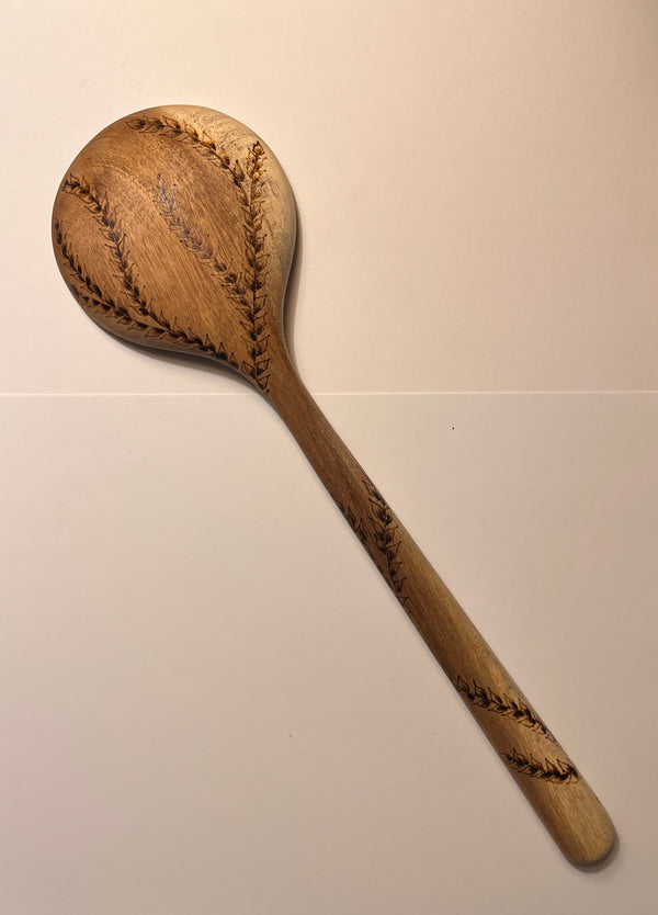 Wooden Spoon - Hand burned organic design