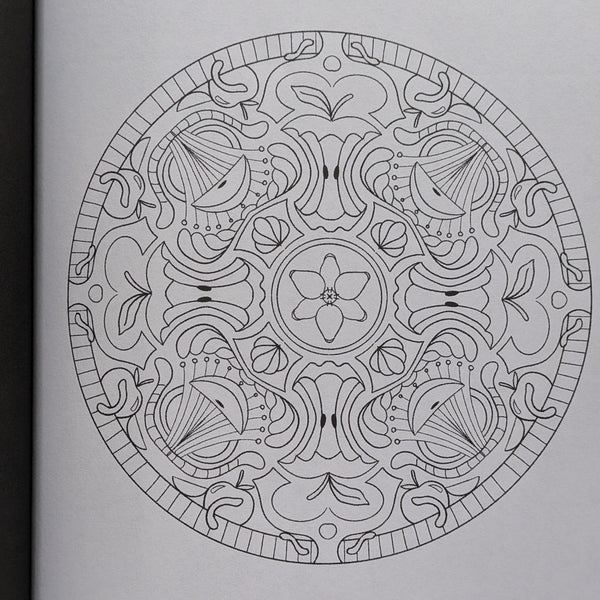 Nature Patterns Coloring Book for Adults