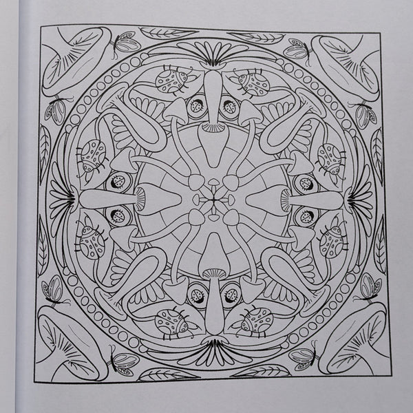 Nature Patterns Coloring Book for Adults