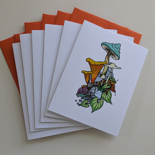 Lush Mushrooms Notecard Set