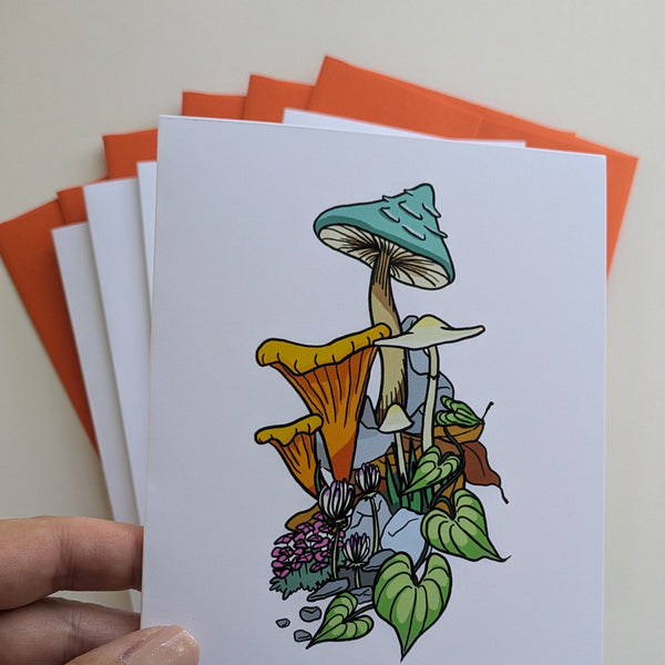 Lush Mushrooms Notecard Set