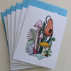 Mushrooms and Gourd Notecard Set