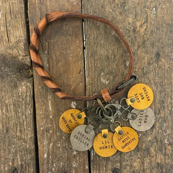 Leather Dog Tag