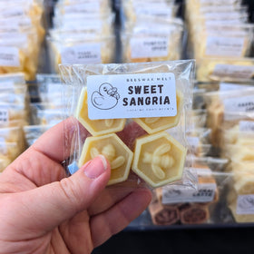 Sweet Sangria Mini Pack | Fresh Spring Scented Beeswax and Coconut Melt | Wax Melt Tart