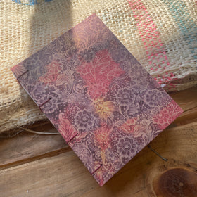 Small Pink & Purple Floral Book