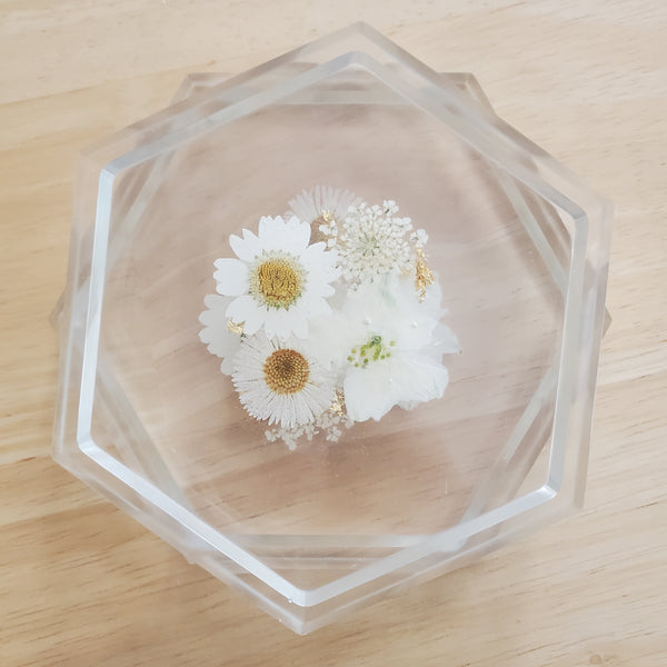 Floral Center Coaster Set
