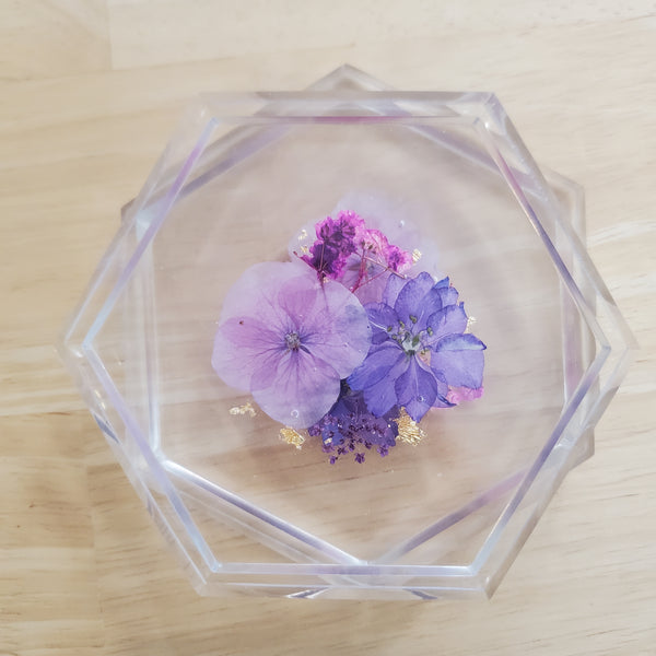 Floral Center Coaster Set