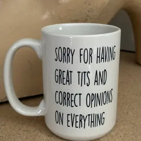 Sorry Not Sorry coffee mug