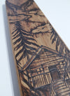 Narrow Wooden Charcuterie Board - Cabin Design