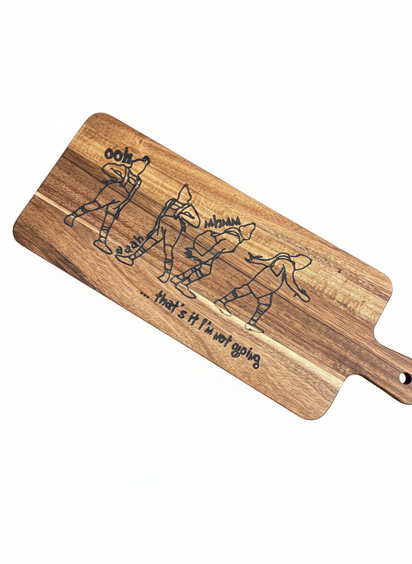 Large Wooden Charcuterie Board - The Grinch