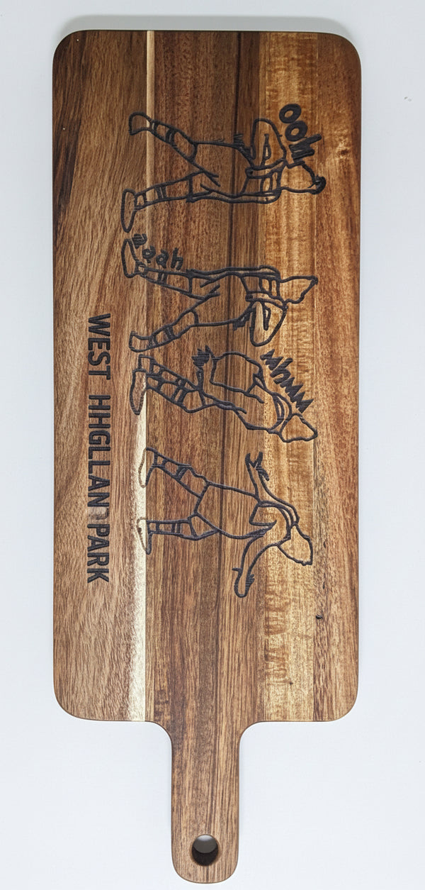 Large Wooden Charcuterie Board - The Grinch