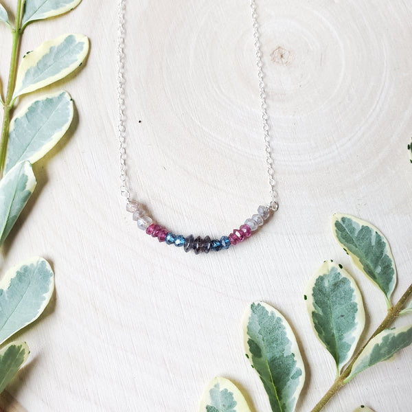 Ombre Tiny Bar Necklace