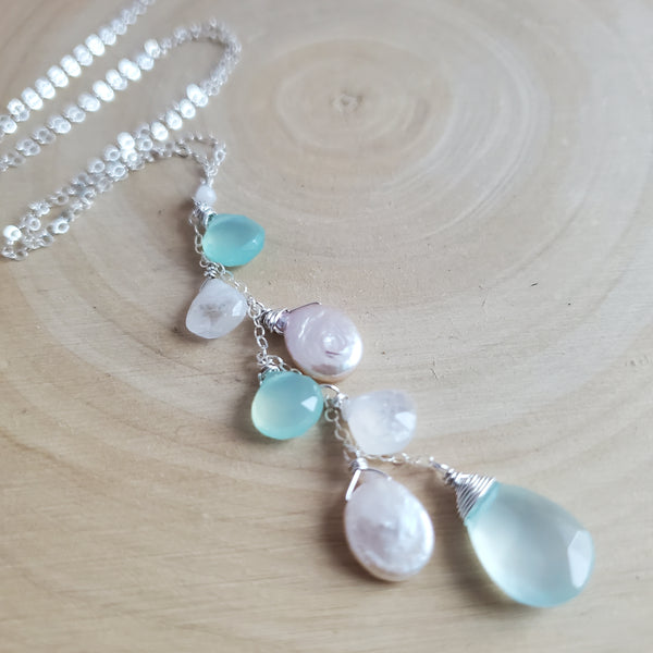 Chalcedony Y-Necklace