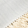 Herringbone Weave Blanket- Grey