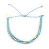 Macua String Bracelet- Wildflower Colors in Gold