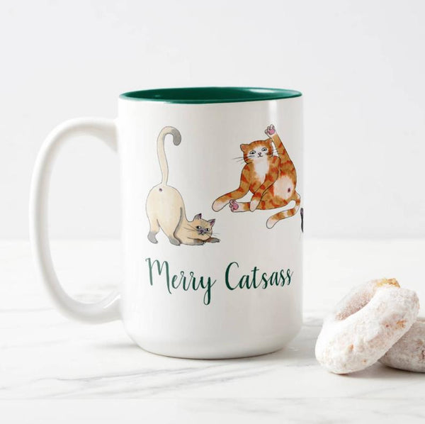 Merry Catsass Mug