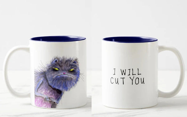 I Will Cut You Cat Mug